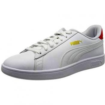 PUMA Smash V2 L, Chaussures de Sport Mixte, Blanc