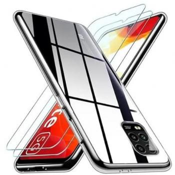 Protection Complète pour XiaoMi Mi 10 Lite : Coque Souple et Verres Trempés