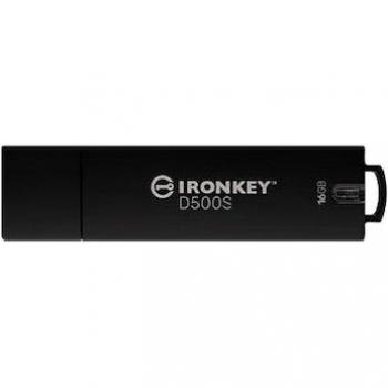 USB 16 GB Kingston IronKey D500S – Encriptación Hardware AES‑256