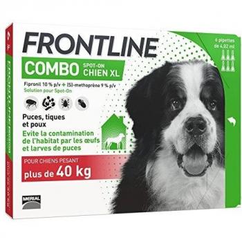 Frontline XL Plus Spot-On per Cani 40kg – 6 Pipette da 4,02 ml