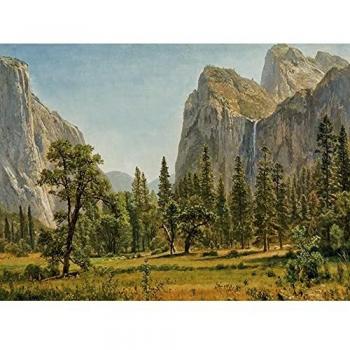 Albert Bierstadt Bridai Veil Falls Yosemite 1000-Piece Jigsaw Puzzle