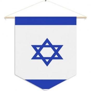 30 cm × 45 cm Israel Flag – Polyester, Two‑Way Printing, Included Accessories