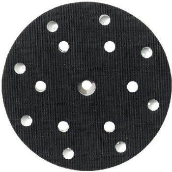 PLATORELLO VELCRATO 150 MM FORATO 8 + 6 FORI RICAMBIO per METABO SXE 450