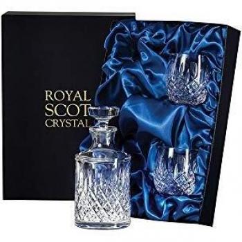 London Single Malt Whisky Gift Set, Royal Scot Crystal Presentation