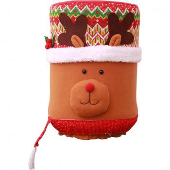 1PC Rentier Trinkbehälter Weihnachtsmann Staubschutz für Wasserspender