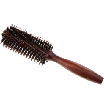 Cepillo Redondo de Madera para Estilizar Cabello