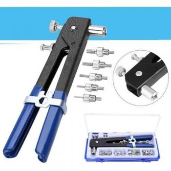 Kit professionnel de rivetage 86 éléments, inserts filetés M3 à M8