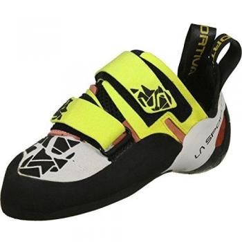 Women's La Sportiva Otaki Climbing Shoes Sulphur/Coral EU 38