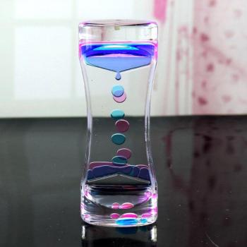 Colored Liquid Motion Hourglass
