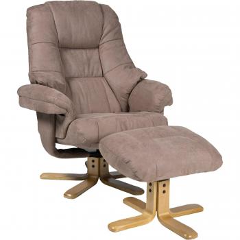 Drehbarer TV-Sessel Bordeaux, Luxus-Microfaser