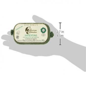 Conservas de Cambados Sardinillas en Aceite de Oliva 16/22 unidades por lata Peso neto 115g