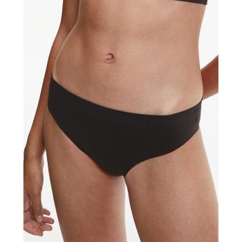 Calvin Klein Klassische Bonded Flex Bikini-Brief Schwarz Polyamid Damen Small