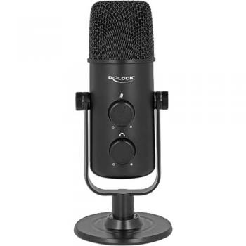 DeLOCK 66822 Micrófono USB Doble Cápsula