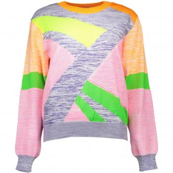 Love Moschino Multicolor Logo Sweatshirt Damen Größe L