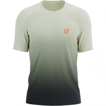 T-Shirt Compressione Performance Manica Corta Bianco Zucchero Nero XL