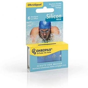 Ohropax Silicone Ear Plugs Clear, 2-Piece Pack