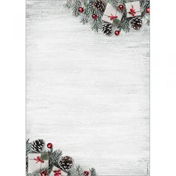 SIGEL Weihnachtsbriefpapier Skandinavian Christmas Motiv DIN A4 90 g/qm 100 Blatt Motiv