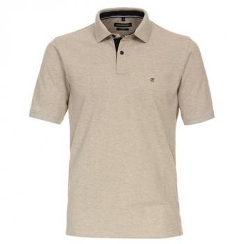 CASAMODA Uni Poloshirt Herren M – Champagnerfarbe – Baumwolle/Elasthan (95 %/5 %)