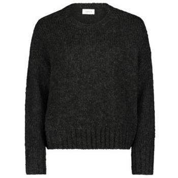 Cartoon Damen Basic-Pullover mit Rundhals und Rippbündchen