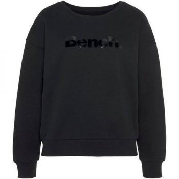 BENCH. LOUNGEWEAR Damen Sweatshirt mit Glanz-Logo