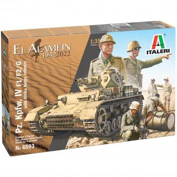 Pz.Kpfw. IV F1/F2/G con Infantería del Afrika Korps 1:35