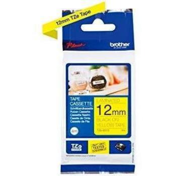 Brother TZE631S Black on Yellow Label Tape 12mmx4m