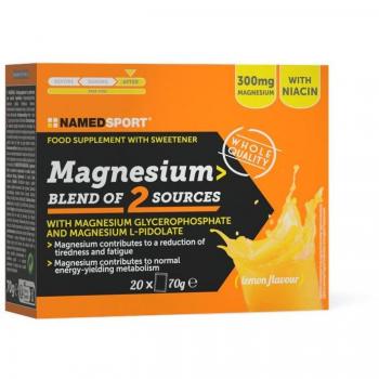 Namedsport Magnesio Mezcla de 2 Fuentes 20 x 70g polvo