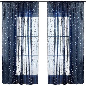 Easy Install Triangle Pattern Curtains