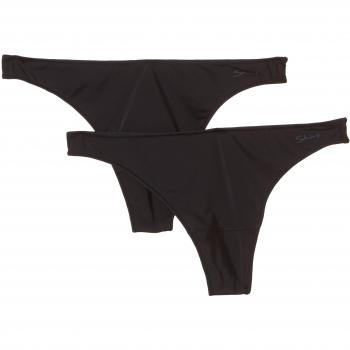 Skiny Damen String 2er Pack, Gr. 40, Schwarz
