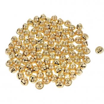 100 clochettes dorées Jingle pour bricolage de Noël