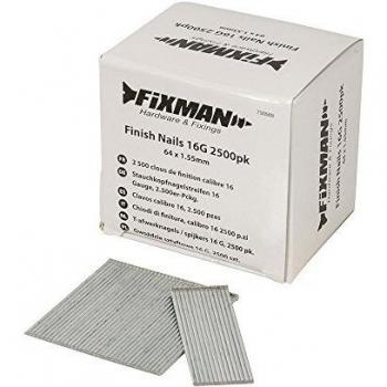 Fine Finish Nail Set 2500 – 16 Gauge, 1.55mm (Pack of 64)