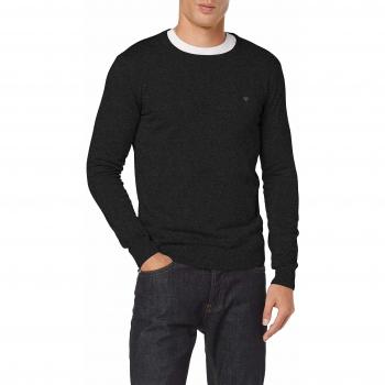 Tom Tailor Suéter Cuello Redondo, Gris