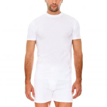 Abanderado Classic White T-Shirt – Men's Crew Vest, 100% Cotton, M/48