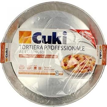 Cuki Vaschetta In Alluminio Tortiera Professionale 30 Cm
