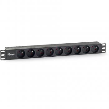 Equip 333284 19‑Zoll Mehrfachsteckdose 9‑fach mit 1,8 m Kabel
