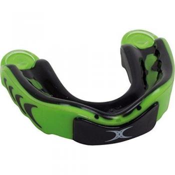 Gilbert Virtuo 3D™ Mouthguard (Black/Green)