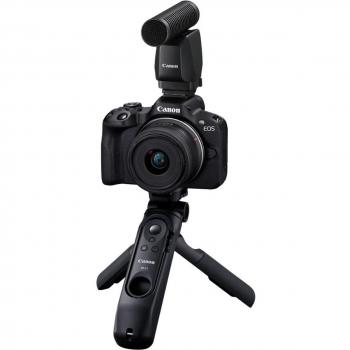 Appareil photo hybride kit Créateur Canon EOS R50 + RF-S 18-45mm f/4.5-6.3 IS STM + Micro DM-E100 + Poignée-trépied HG-100TBR