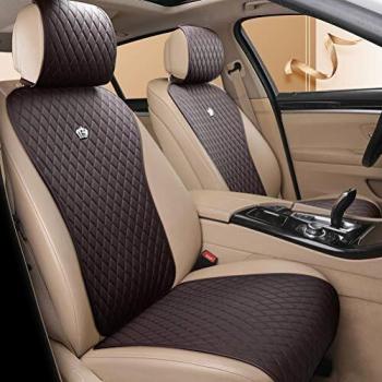 Menifomory Dark Brown Universal Auto Seat Covers