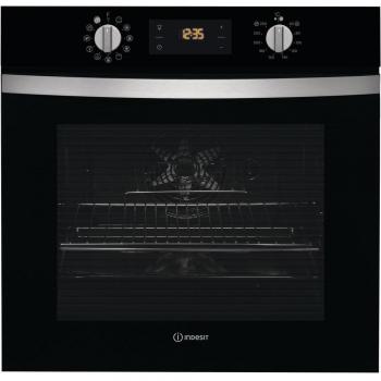 Indesit IFW 4844 H BL Horno de empotrar 2200 W, metal negro