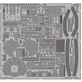 Kit de mejora Eduard 1/72 para submarino tipo IX C/40