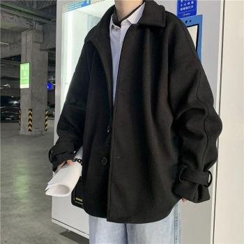 Chaqueta de manga larga de lana para hombre
