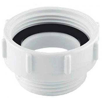 White T12 1.5‑inch by 1.25‑inch McAlpine Waste Outlet Reducer
