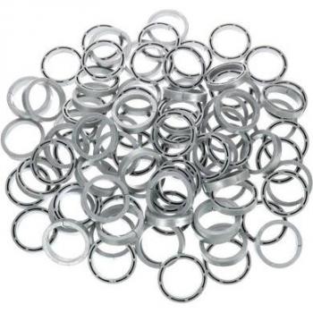 Stairville Snap Protector Ring Si 100 Unità in Argento