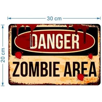 Halloween Party Warning Sign Stickers