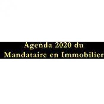 Agenda 2020 du Mandataire en Immobilier