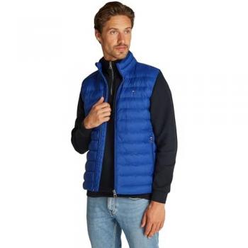Tommy Hilfiger Herren Steppweste mit Logostickerei, Regular Fit