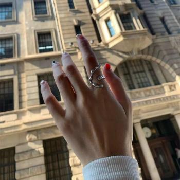 Gold Silver Color Big Rings for Women