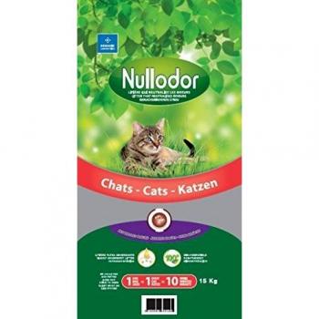LITIÈRE EN SILICE POUR CHAT 15 KG NULLODOR ARTICLE ANIMALERIE