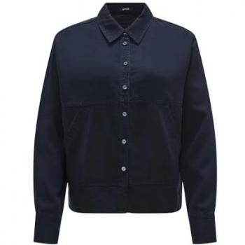 OPUS Dunkelblaues Overshirt FJURI für Damen