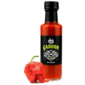 Gaboon Fire‑Sauce 100 ml – Feuerkraft aus Carolina Reaper und Moruga, brandene FIRELAND FOODS
